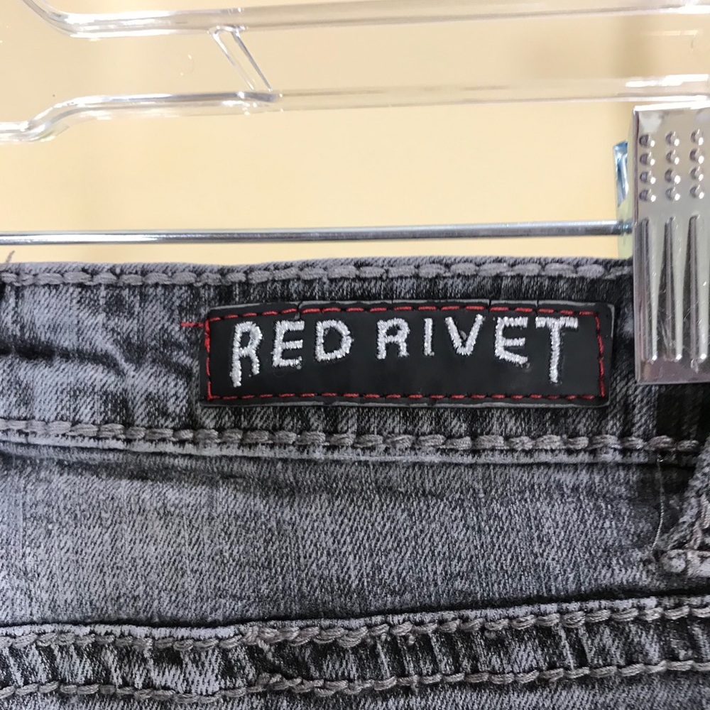 Red Rivet Jeans - Picture 13 of 16